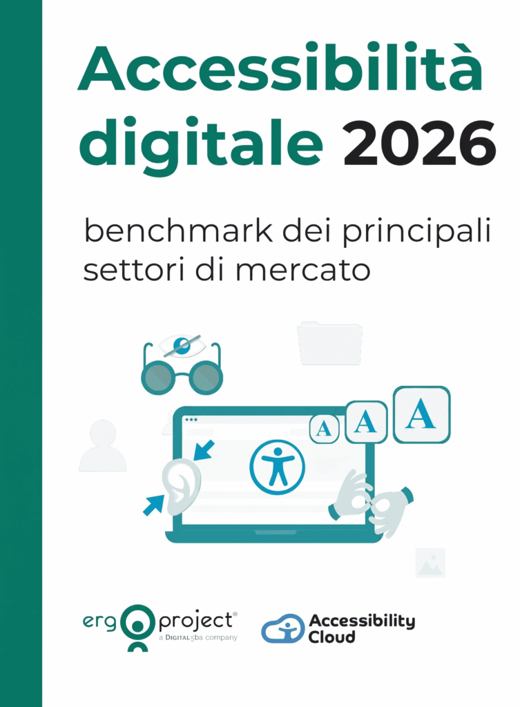 Cover report Accessibilità digitale 2026 
